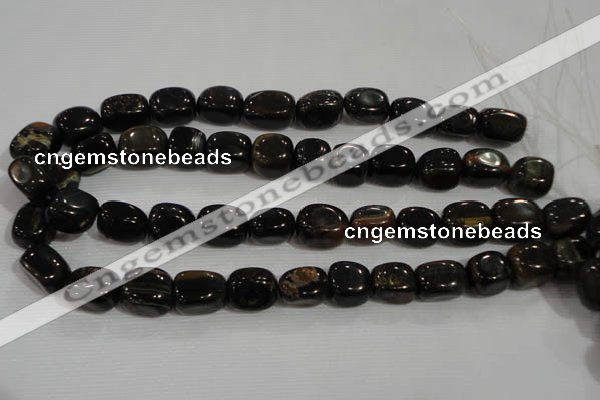 CNG739 15.5 inches 13*18mm nuggets blue tiger eye beads wholesale