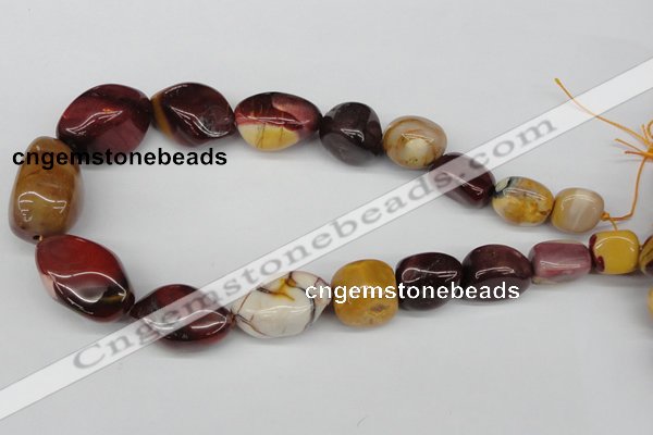 CNG74  15.5 inches 13*18mm - 25*35mm nuggets mookaite gemstone beads