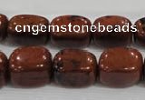CNG741 15.5 inches 12*16mm nuggets mahogany obsidian beads wholesale