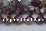 CNG7410 15.5 inches 6mm faceted nuggets tourmaline beads