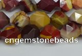 CNG7426 15.5 inches 8mm faceted nuggets mookaite beads