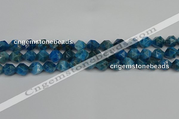 CNG7432 15.5 inches 10mm faceted nuggets apatite gemstone beads