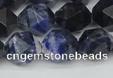 CNG7438 15.5 inches 12mm faceted nuggets sodalite gemstone beads