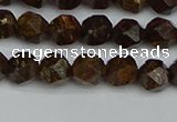 CNG7440 15.5 inches 6mm faceted nuggets bronzite gemstone beads