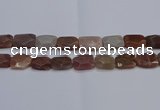 CNG7486 15.5 inches 18*25mm - 20*30mm faceted freeform sunstone beads