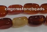 CNG751 15.5 inches 12*20mm nuggets red agate beads wholesale