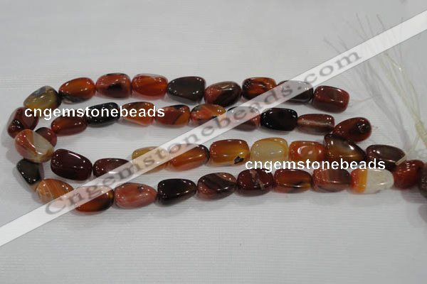 CNG753 15.5 inches 14*20mm nuggets agate beads wholesale