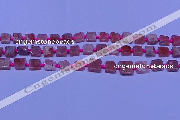 CNG7544 15.5 inches 6*8mm - 10*12mm freeform rhodochrosite beads