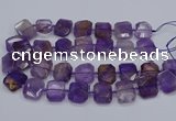 CNG7560 15.5 inches 18*25mm - 20*28mm faceted freeform ametrine beads