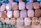 CNG7566 18*25mm - 20*28mm faceted freeform opal gemstone beads