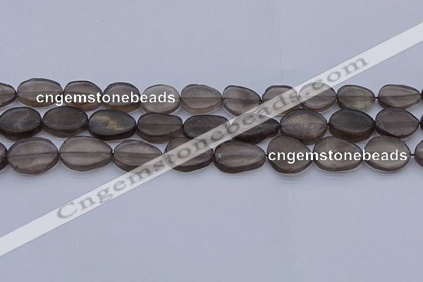 CNG7573 15.5 inches 10*14mm - 13*18mm freeform smoky quartz beads