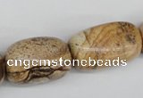 CNG76 15.5 inches 12*18mm - 20*30mm nuggets picture jasper beads