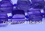 CNG7601 15.5 inches 10*12mm - 12*14mm freeform amethyst beads