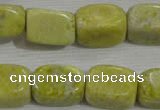 CNG761 15.5 inches 15*20mm nuggets lemon jade beads wholesale