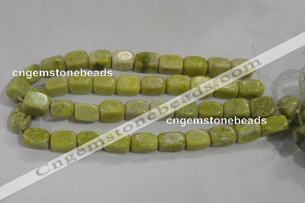 CNG761 15.5 inches 15*20mm nuggets lemon jade beads wholesale