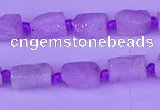 CNG7635 15.5 inches 5*7mm - 8*10mm nuggets kunzite beads