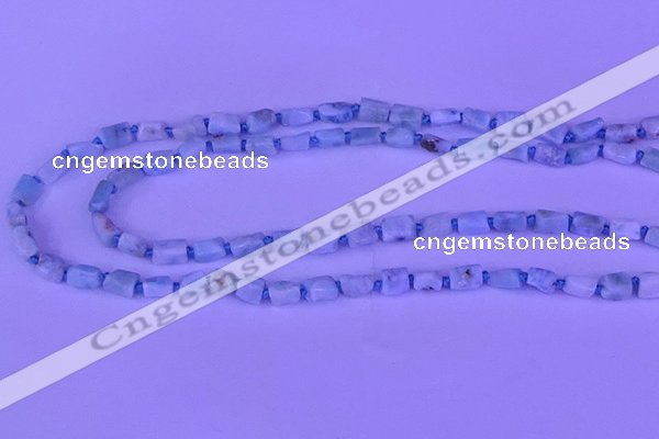 CNG7640 15.5 inches 5*6mm - 6*8mm nuggets larimar beads