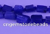 CNG7646 15.5 inches 5*7mm - 8*10mm nuggets blue kyanite beads