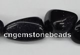 CNG77 15.5 inches 10*14mm - 20*35mm nuggets blue goldstone beads