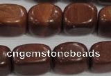 CNG770 15.5 inches 13*18mm nuggets Chinese red jasper beads wholesale