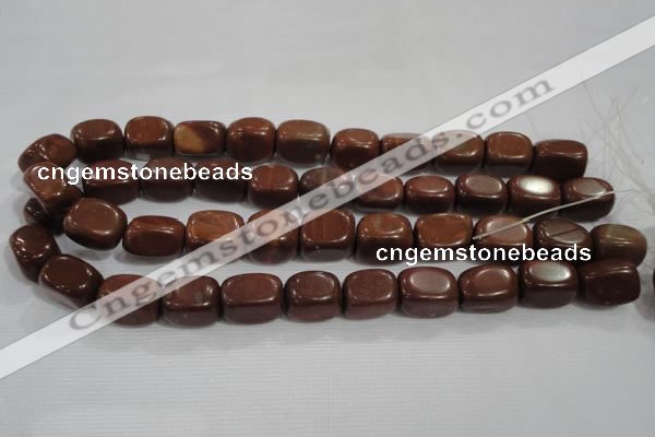 CNG770 15.5 inches 13*18mm nuggets Chinese red jasper beads wholesale