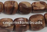 CNG772 15.5 inches 13*18mm nuggets chinese bamboo stone beads wholesale