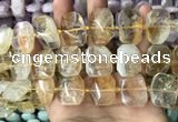 CNG7778 15.5 inches 13*18mm - 15*25mm faceted freeform citrine beads