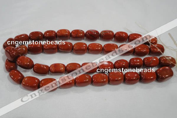 CNG778 15.5 inches 13*18mm nuggets red jasper beads wholesale