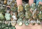 CNG7784 15.5 inches 13*18mm - 15*25mm faceted freeform rhyolite beads