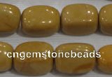 CNG779 15.5 inches 15*20mm nuggets yellow jasper beads wholesale