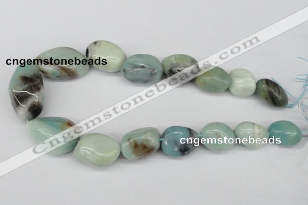 CNG78 15.5 inches 13*18mm - 25*35mm nuggets amazonite gemstone beads