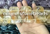 CNG7828 15.5 inches 22*30mm - 28*35mm faceted freeform citrine beads