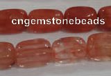 CNG783 15.5 inches 13*18mm nuggets cherry quartz beads wholesale