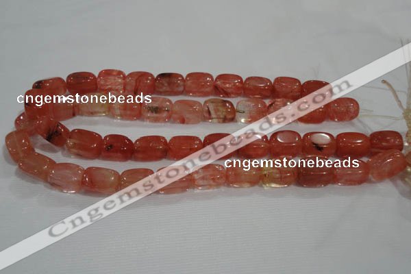 CNG783 15.5 inches 13*18mm nuggets cherry quartz beads wholesale