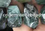 CNG7856 15.5 inches 12*16mm - 15*20mm faceted nuggets moss agate beads