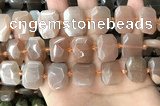 CNG7884 13*18mm - 15*25mm faceted freeform moonstone beads