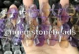 CNG7919 15.5 inches 13*18mm - 15*25mm faceted freeform ametrine beads