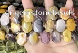 CNG7920 15.5 inches 13*18mm - 15*25mm faceted freeform mookaite beads