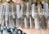 CNG7934 15.5 inches 10*22mm - 12*45mm faceted nuggets moonstone beads