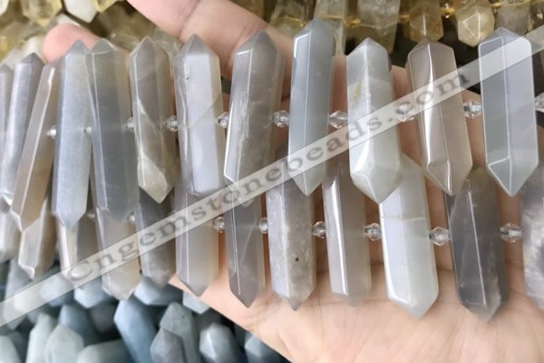 CNG7934 15.5 inches 10*22mm - 12*45mm faceted nuggets moonstone beads