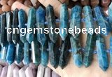 CNG7937 15.5 inches 10*22mm - 12*45mm faceted nuggets apatite beads