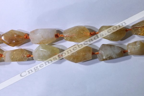 CNG7952 15.5 inches 15*25mm - 20*40mm nuggets citrine beads