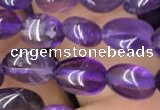 CNG8004 15.5 inches 6*8mm nuggets amethyst beads wholesale