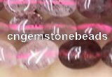 CNG8006 15.5 inches 6*8mm nuggets strawberry quartz beads