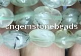 CNG8008 15.5 inches 6*8mm nuggets green rutilated quartz beads