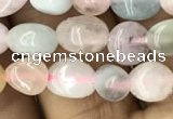 CNG8011 15.5 inches 6*8mm nuggets morganite beads wholesale