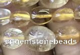 CNG8034 15.5 inches 6*9mm nuggets citrine beads wholesale