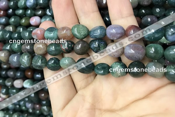 CNG8040 15.5 inches 8*10mm nuggets Indian agate beads wholesale