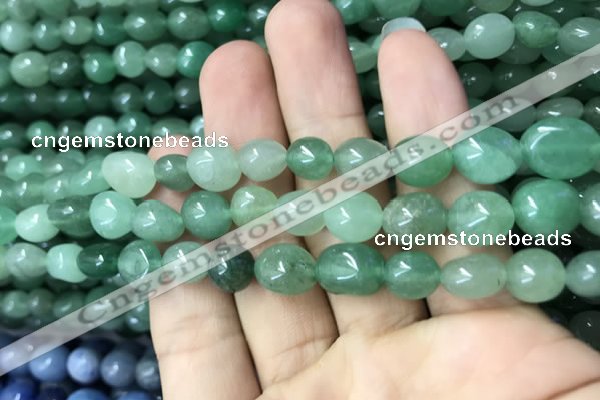 CNG8043 15.5 inches 8*10mm nuggets green aventurine beads