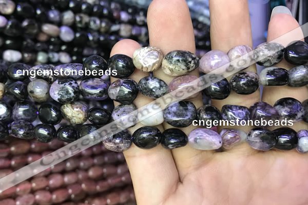 CNG8045 15.5 inches 8*10mm nuggets charoite beads wholesale